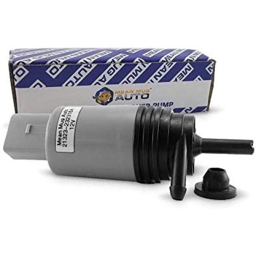 Mean Mug Auto 21323-232316A Windshield Washer Pump - Compatible with BMW - Replace OEM #: 67126934159, 67127302589