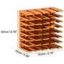 uxcell Electronic Radiators Heatsink for MOS GPU IC Chip Golden 20 x 20 x 10 mm 5pcs