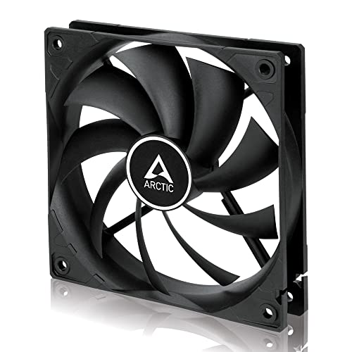 ARCTIC F12 PWM PST - 120 mm PWM PST Case Fan with PWM Sharing Technology (PST), Quiet Motor, Computer, Fan Speed: 230-1350 RPM - Black