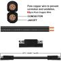 Câble d'extension SAE SAE 16AWG 10FT (3,1M) avec protection contre la poussière, câble SAE vers SAE de 2 fils de type OFC SPT-2 UL pour panneaux solaires, moto, voitures, batteries, tracteurs, noir (16AWG 10FT) Câble d'extension SAE SAE 16AWG 10FT (3,1M) avec protection contre la poussière, câble SAE vers SAE de 2 fils de type OFC SPT-2 UL pour panneaux solaires, moto, voitures, batteries, tracteurs, noir (16AWG 10FT)
