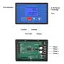 PWM DC Brush Motor Speed Controller 30A 6.5V-55V Digital LCD Cycle Run Stop Timer Generator Driver Module Motor Cycle Timer Motor Equipment Accessories