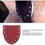 Qiilu Motorcycle Fender Mud Flap, Stable Motorcycle Modification Mudguard Cover Front Fender Mud Flap Accessories to Protect Your Tires (Red)