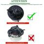 A/C Heater Blower Motor Fan Assembly for Volkswagen Jetta Golf Eos CC GTI Passat Tiguan Rabbit Audi A3 Quattro
