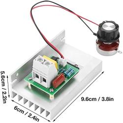 AC 220V SCR Electric Voltage Regulator Speed Control Driver Dimmer 10000W Fan Motor Controller