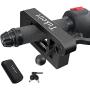 Tukeirt Motorcycle Lock - Adjustable Anti Theft for Motorcycles Mopeds Motorbikes Scooters ATVs Dirt Bike Street Bike Braking The Front Wheel Use on Grip Brake Handlebar(Black)