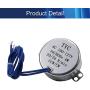 Moteur Synchrone TYC-50 pour Tournefeuille, Moteur 4W AC 110V 20-24 RPM Faible RPM, Moteur de Rotation pour Manufature Artisanale, Projet Scolaire, Modèle, Rotissoire - 1 Pièce Moteur Synchrone TYC-50 pour Tournefeuille, Moteur 4W AC 110V 20-24 RPM Faible RPM, Moteur de Rotation pour Manufature Artisanale, Projet Scolaire, Modèle, Rotissoire - 1 Pièce