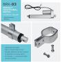 PROGRESSIVE AUTOMATIONS Mini Linear Electric Actuator 12V – (24
