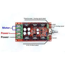 Motor Regulators - Motor Speed Controllers PWM Regulators DC 12V 24V 36V 40V 1600W Control Switches for DC 10‑40V