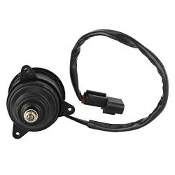 Terisass 062500-6351 Black Auto AC Fan Motor Plastic and Metal Electronic Cooling Fan Car Part Auto Condenser for Pajero