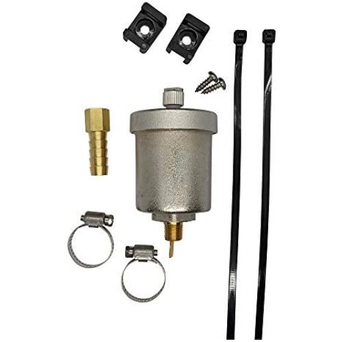 Hy-Vent® Air Vent with Installation Kit Designed to Prevent Overflow of Seawater from a Packless Shaft Seal System on Sailboats and Low-Speed Motor Vessels