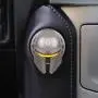 Mando The Mandalorian Star Wars Push to Start Button Cover, Car Ignition Button Cover, Car Start and Stop Button Decoration Ring, Anti Scratch Car Button Decoration Ring (Silver)