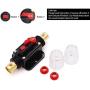 2 Pack 100 Amp Inline Circuit Breaker 12V with Manual Reset,Fuse Holder 100A for Car Audio Marine Boat Stereo Switch Inverter Replace Fuses