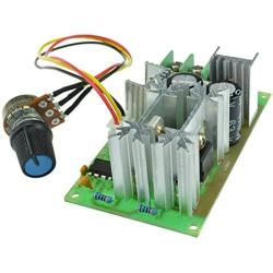 CUGUU DC Motor Speed Controller, Universal DC 9-60V 20A Motor Speed Regulator Controller Switch (2 Pcs)