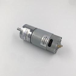 MotoRong ZGA37RH Metal High Speed DC Gear Motor (24V, 60rpm)
