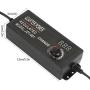 AC/DC Power Supply Adapter Universal 9-24V Voltage Display Speed regulating Power Supply with Voltage Adjustment knob for Motor Speed Control