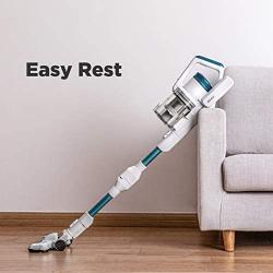 Eureka LED Headlights, Efficient Cleaning with Powerful Motor Lightweight Cordless Vacuum Cleaner, Convenient Stick and Handheld Vac, Flex Blue