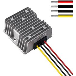 DC 12v to 24v Step up Converter Regulator 10A 240W Power Supply Adapter for Motor Car Truck Vehicle Boat Solar System etc.(Accept DC9-20V Inputs)