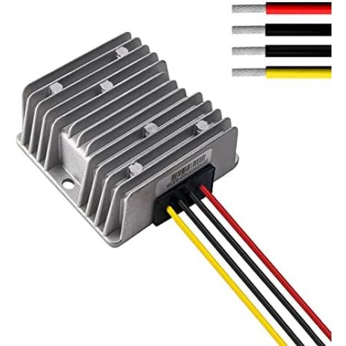 DC 12v to 24v Step up Converter Regulator 10A 240W Power Supply Adapter for Motor Car Truck Vehicle Boat Solar System etc.(Accept DC9-20V Inputs)