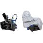 Snow Joe SJ625E Electric Single Stage Snow Thrower | 21-Inch | 15 Amp Motor & SJCVR-21 Protective Cover for 21-Inch Electric Snow Blower | Universal | Single Stage Compatible