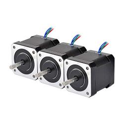STEPPERONLINE 3PCS Nema 17 Stepper Motor 84oz.in 2A 48mm 4-Wire 1m Cable for DIY CNC 3D Printer CNC Robot