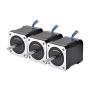 STEPPERONLINE 3PCS Nema 17 Stepper Motor 84oz.in 2A 48mm 4-Wire 1m Cable for DIY CNC 3D Printer CNC Robot