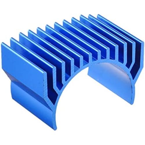 MECCANIXITY Motor Heat Sink Cooling Fins Aluminum 36mm Dia Dark Blue for 540 550 Motor