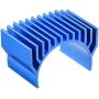 MECCANIXITY Motor Heat Sink Cooling Fins Aluminum 36mm Dia Dark Blue for 540 550 Motor