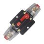 ANJOSHI 100 Amp Resettable Fuse Holder Circuit Breaker, with Manual Reset Waterproof Switch for RV Car Audio Marine Boat Motor Truck Inverter Home Solar System Replace Fuse 20A-150A/12V-42V DC (100A)