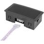 4 Digital LED Display Tachometer RPM Speed Meter Panel Inductive Hall Effect Sensor NPN Proximity Switch Red/Blue(Blue)