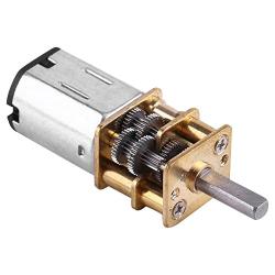 DC 6V Gear Box Reversible High Torque 1:1000 Toy Car Reduction Electric Motor with Output Shaft (10RPM)