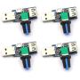 CenryKay DC 5V USB Fan Stepless Speed Controller Regulator Input DC4-12V to 2.5-8V and Speed Control Knob with Switch Function（4PCS)