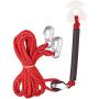 Self Centering Tow Harness for Watersports , Heavy Duty Boat Tow Harness with 2 Permanent Antirust Stainless Steel Rider &24 Feet
