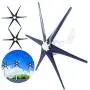 FTVOGUE Mini Wind Turbines Generator 6 Blades Horizontal Wind Generator400W Power Supplies ThreePhase Motor with Controller(24V-Blue) FTVOGUE Mini Wind Turbines Generator 6 Blades Horizontal Wind Generator400W Power Supplies ThreePhase Motor with Controller(24V-Blue)