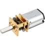 uxcell Micro Speed Reduction Motor DC 3V 25RPM with Full Metal Gearbox 0.15A Electric Gear Box Motor with 2 Terminals for DIY RC