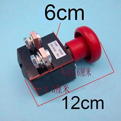ED125B-1 125A Emergency Stop Switch Red Mushroom Head Push Button Switches Replacing for Albright Stacker Forklift Electric Motorcar Pallet Trucks (ED125B-1 (125A, 48V))