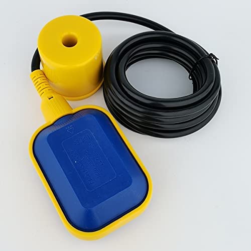 ZYIY Float Switch with 3m Cable, Liquid Water Level Controller Fill or Empty Floating Switch of Water Tank 110/220V, Float Start Switch Controller Water Level Controller for Submersible Sump Pump