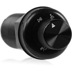 NVX Universal Bluetooth Audio Receiver Controller Knob for Cars, Trucks, Motorcycles, ATVs, Boats