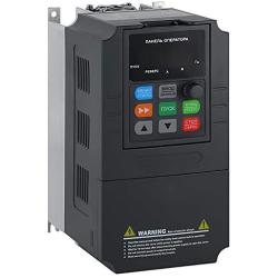 ATO 220V 7.5 hp 5.5 kW VFD, 24A, Single Phase to 3 Phase VFD Variable Frequency Drive for Motor Speed Control Inverter