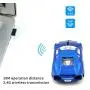 ECOiNVA Wireless Sports Car Mouse Laptop Desktop Computer Mice 2.4G USB Optical Mouse (Blue)