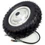 L-faster 36V48V 450W Brushless Hub Motor with Tubeless Tire Mountain Skateboard 9-Inch Single Shaft Hub Motor Wheel