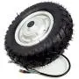 L-faster 36V48V 450W Brushless Hub Motor with Tubeless Tire Mountain Skateboard 9-Inch Single Shaft Hub Motor Wheel