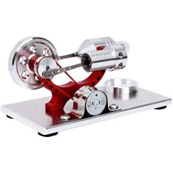 Sunnytech Hot Air Stirling Engine Motor Model Educational Toy Electricity Generator Colorful LED SC (SC004)