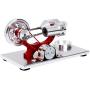 Sunnytech Hot Air Stirling Engine Motor Model Educational Toy Electricity Generator Colorful LED SC (SC004)