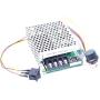 KNACRO PWM DC Motor Driver 40A DC 12V 18V 24V 36V 48V (10-50V) Forward Reverse Switch Brush Motor Inverted Module Metal Protective housing Maximum Power 2000W Digital Display