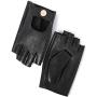 YISEVEN Womens Motorcycle Driving Fingerless Leather Gloves Unlined