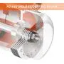 60W Concrete Vibrator Vibration Motor Single Phase AC 110V 3600RPM,Aluminum Alloy Case Electric Asynchronous Vibrating Vibrators for Shaker Table(60W)