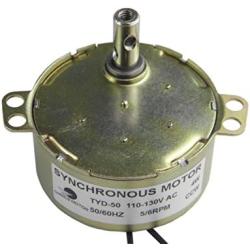 CHANCS Rotation TYD-50 Synchronous Motor AC 110V 50/60Hz 5-6r/min CCW 4W Geared Motor Turntable Gear Box for Microwave Oven
