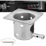 GRISUN Fire Burn Pot, Hot Rod Ignitor, Auger Motor and Grill Induction Fan Kit Replacement Parts Wood Pellet Grill Drip Grease Bucket