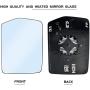 New Driver Left Side Heated Mirror Replacement for 2004-2014 Ford F150 Mirrors - Side View Heated Convex Mirror Glass with Rear Holder 4L3Z-17K707-DB