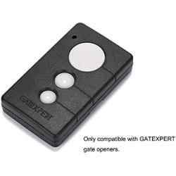 GATEXPERT Remote Control for Sliding Gate Opener with 3 Buttons in Car and Easy to Install Wireless Transmitter Compatible with GATEXPERT gate openers
